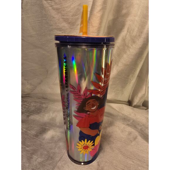 Starbucks 2024 Ananya Rao-Middleton Collection Holographic Cold Tumbler 24 oz. - Picture 5 of 5